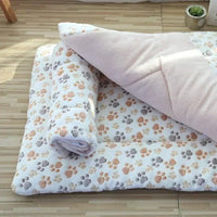 CAMINHAS-Tapete macio e quente para animais de estimação, cama para cachorro, cama para gato, tapete grosso para dormir, cobertor para cachorro, filhote, gatinho, cama para cachorro, para cães pequenos e grandes
