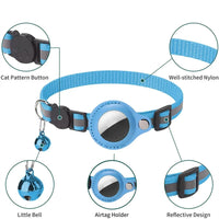 ACESSÓRIOS-Coleira rastreadora GPS para gatos, à prova d'água, anti-perda, rastreadora de animais de estimação, localizadora Bluetooth para animais de estimação, coleira inteligente leve para rastreamento seguro de animais de estimação