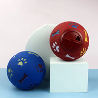 BRINQUEDOS-Brinquedo para cães e gatos, alimentador com vazamento de comida, bola de borracha para mastigar, alimentador interativo para gatos e cães, brinquedos de treinamento para gatos
