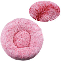 CAMINHAS-Cama redonda para cachorro, cama quente para inverno, cesta de pelúcia para cachorro, cama lavável para animais de estimação para cães pequenos, médios e grandes, sofá para gatos