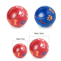 BRINQUEDOS-Brinquedo para cães e gatos, alimentador com vazamento de comida, bola de borracha para mastigar, alimentador interativo para gatos e cães, brinquedos de treinamento para gatos
