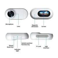 ACESSÓRIOS-Dog Tracker Collar HD 1080P Wireless Collar Camera with Video Records No WiFi Needed Cat Collars Camera Outdoor Wireless Collar