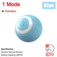 BRINQUEDOS-Novo brinquedo interativo para gatos, bola rolante automática, rabo falso, brinquedo elétrico inteligente recarregável para animais de estimação, treinamento para cães e gatos, imitação de ratoe