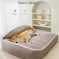 CAMINHAS-New Cat Bed Dog Pet Bed Kennel Non-Slip Winter Warm Small Dog Kennel Sleeping Removed Washed Soft Puppy Cushion Cat Supplies