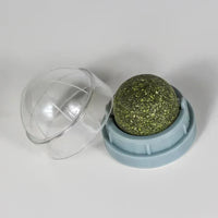 BRINQUEDOS-Bola adesiva para parede de gato, brinquedo arranhador, petiscos saudáveis e naturais, remove bolas para promover a digestão, petisco de grama para gatos