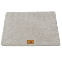 CAMINHAS-Cama curta de pelúcia para cães com fundo antiderrapante, cama ortopédica de espuma para cães, capa removível para cães grandes, médios e pequenos, lavável à máquina