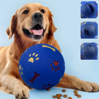 BRINQUEDOS-Brinquedo para cães e gatos, alimentador com vazamento de comida, bola de borracha para mastigar, alimentador interativo para gatos e cães, brinquedos de treinamento para gatos