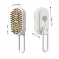 HIGIENE-Escova elétrica para remoção de pelos de gatos, escova elétrica 3 em 1 para cães e gatos, escova para massagem e remoção de pelos de animais de estimação