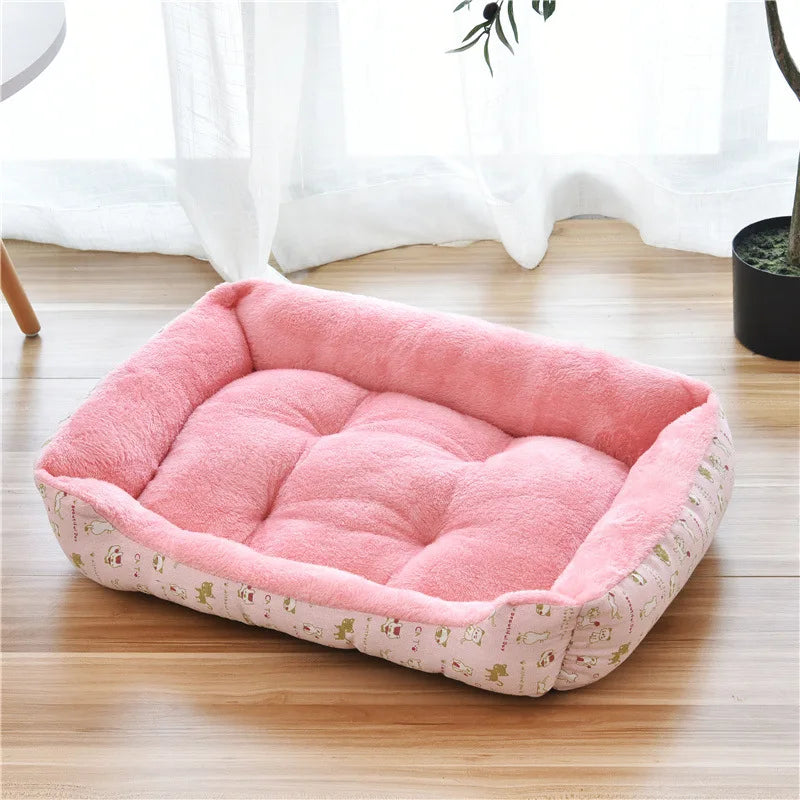 CAMINHAS-Cama para cachorro de estimação, almofada para filhotes, canil para filhotes de gatos, tamanho grande, ninho macio, cestas para cães pequenos e grandes, sofá macio, almofada para animais