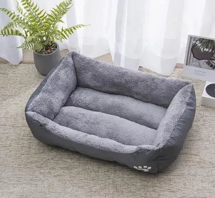 CAMINHAS-Cama para cachorro de estimação, almofada para filhotes, canil para filhotes de gatos, tamanho grande, ninho macio, cestas para cães pequenos e grandes, sofá macio, almofada para animais