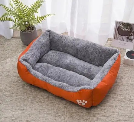 CAMINHAS-Cama para cachorro de estimação, almofada para filhotes, canil para filhotes de gatos, tamanho grande, ninho macio, cestas para cães pequenos e grandes, sofá macio, almofada para animais