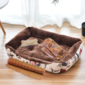 CAMINHAS-Cama para cachorro de estimação, almofada para filhotes, canil para filhotes de gatos, tamanho grande, ninho macio, cestas para cães pequenos e grandes, sofá macio, almofada para animais
