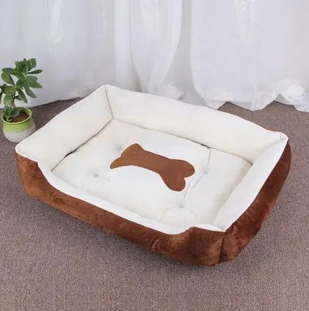 CAMINHAS-Cama para cachorro de estimação, almofada para filhotes, canil para filhotes de gatos, tamanho grande, ninho macio, cestas para cães pequenos e grandes, sofá macio, almofada para animais