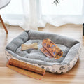 CAMINHAS-Cama para cachorro de estimação, almofada para filhotes, canil para filhotes de gatos, tamanho grande, ninho macio, cestas para cães pequenos e grandes, sofá macio, almofada para animais