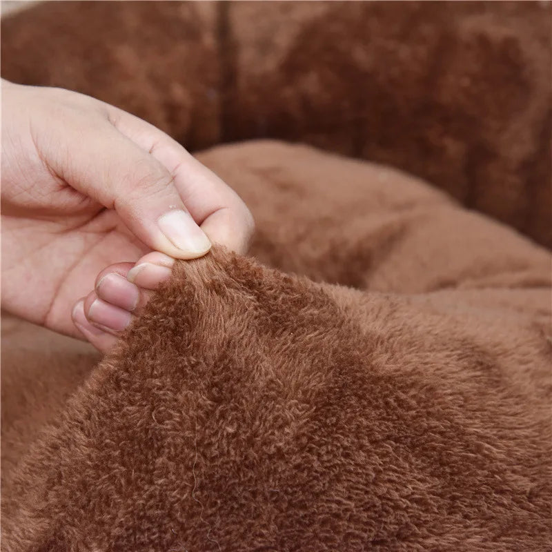 CAMINHAS-Cama para cachorro de estimação, almofada para filhotes, canil para filhotes de gatos, tamanho grande, ninho macio, cestas para cães pequenos e grandes, sofá macio, almofada para animais