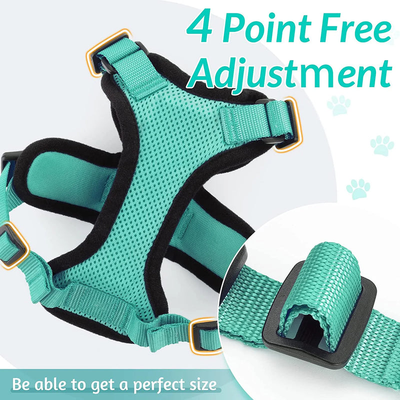 ACESSÓRIOS-Coleira e guia para gatos para caminhada, coletes ajustáveis e macios à prova de fuga para gatos, EasyControl