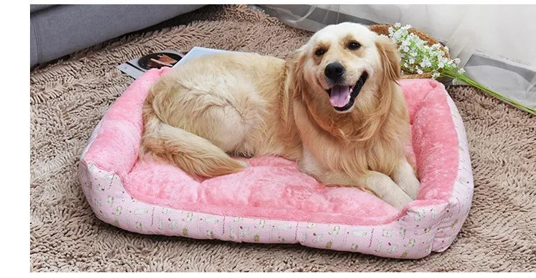 CAMINHAS-Cama para cachorro de estimação, almofada para filhotes, canil para filhotes de gatos, tamanho grande, ninho macio, cestas para cães pequenos e grandes, sofá macio, almofada para animais