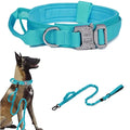 ACESSÓRIOS-Conjunto de coleira tática militar para cães, coleira durável para animais de estimação, coleira retrátil, acessório de treinamento para cães de médio e grande porte, pastor alemão