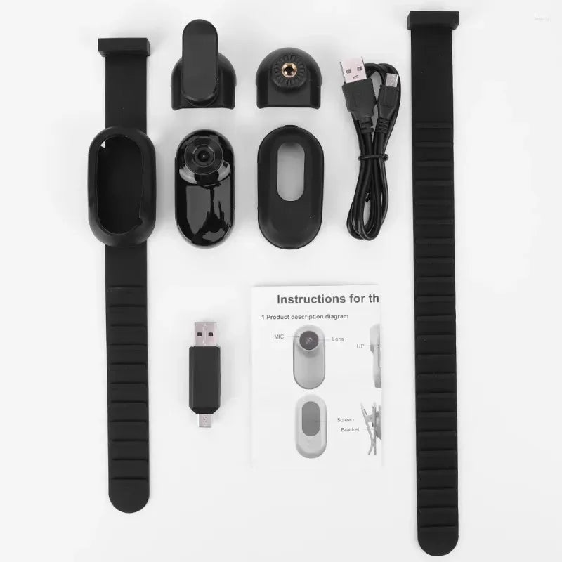 ACESSÓRIOS-Dog Tracker Collar HD 1080P Wireless Collar Camera with Video Records No WiFi Needed Cat Collars Camera Outdoor Wireless Collar