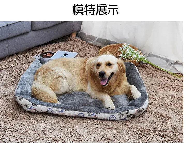 CAMINHAS-Cama para cachorro de estimação, almofada para filhotes, canil para filhotes de gatos, tamanho grande, ninho macio, cestas para cães pequenos e grandes, sofá macio, almofada para animais
