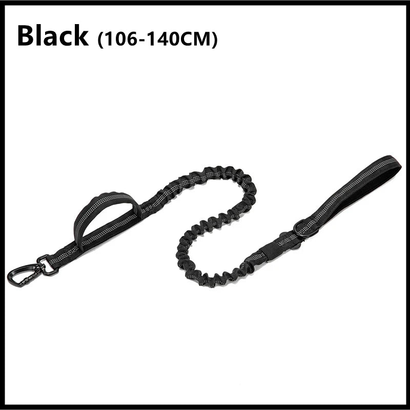 ACESSÓRIOS-Conjunto de coleira tática militar para cães, coleira durável para animais de estimação, coleira retrátil, acessório de treinamento para cães de médio e grande porte, pastor alemão
