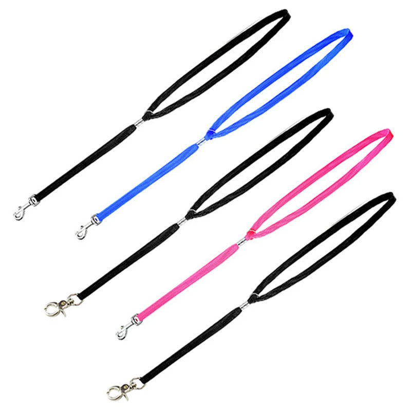 ACESSÓRIOS-Coleira de segurança ajustável com cabeça dupla para carro, cinto de segurança para animais de estimação, coleira de segurança para carro, dois arreios para cães, alavanca de segurança, coleiras de tração para cães