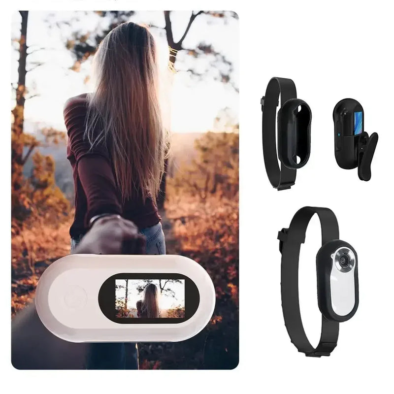 ACESSÓRIOS-Dog Tracker Collar HD 1080P Wireless Collar Camera with Video Records No WiFi Needed Cat Collars Camera Outdoor Wireless Collar