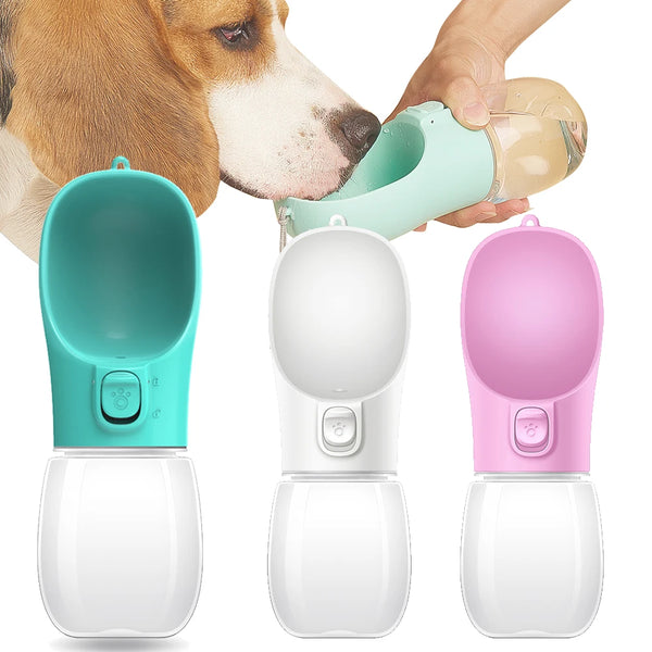 HIGIENE-Garrafa de água portátil para cães pequenos e grandes, tigelas à prova de vazamento para caminhada ao ar livre, suprimentos para chihuahua e buldogue francês
