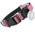 ACESSÓRIOS-Airtag Dog Collar with Waterproof AirTag Case, Reflective Soft Padded & Safety Air Tag Pet Collar Adjustable for Large Dogs