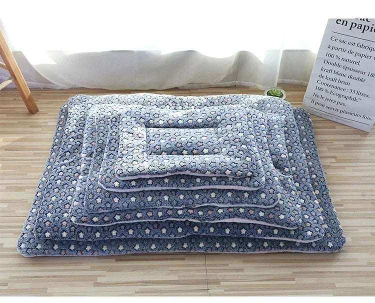 CAMINHAS-Tapete macio e quente para animais de estimação, cama para cachorro, cama para gato, tapete grosso para dormir, cobertor para cachorro, filhote, gatinho, cama para cachorro, para cães pequenos e grandes