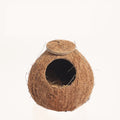 CAMINHAS-Casa de hamster resistente a mordidas, gaiolas de coco naturais para animais de estimação pequenos, esconderijo para porquinhos-da-índia, casa de madeira para hamster, suprimentos para animais de estimação
