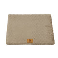 CAMINHAS-Cama curta de pelúcia para cães com fundo antiderrapante, cama ortopédica de espuma para cães, capa removível para cães grandes, médios e pequenos, lavável à máquina