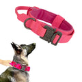 ACESSÓRIOS-Conjunto de coleira tática militar para cães, coleira durável para animais de estimação, coleira retrátil, acessório de treinamento para cães de médio e grande porte, pastor alemão