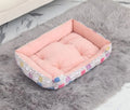 CAMINHAS-Cama para cachorro de estimação, almofada para filhotes, canil para filhotes de gatos, tamanho grande, ninho macio, cestas para cães pequenos e grandes, sofá macio, almofada para animais