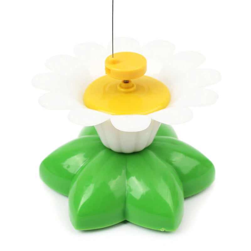 BRINQUEDOS-Automatic Rotating Electric Cat Toy Colorful Butterfly Bird Animal Shape Plastic Funny Kitten Pet Dog Interactive Training Toys