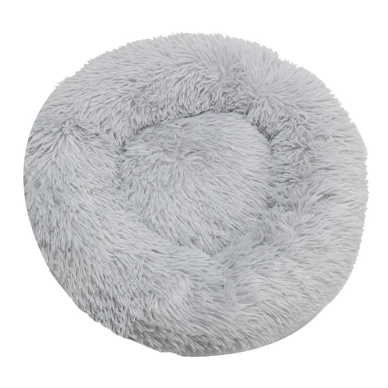 CAMINHAS-Cama redonda para cachorro, cama quente para inverno, cesta de pelúcia para cachorro, cama lavável para animais de estimação para cães pequenos, médios e grandes, sofá para gatos