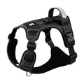 ACESSÓRIOS-Conjunto de arnês para cães com suporte para etiqueta de ar e guia - Conjunto de arnês e guia para cães Oxford respirável premium, durável e refletivot