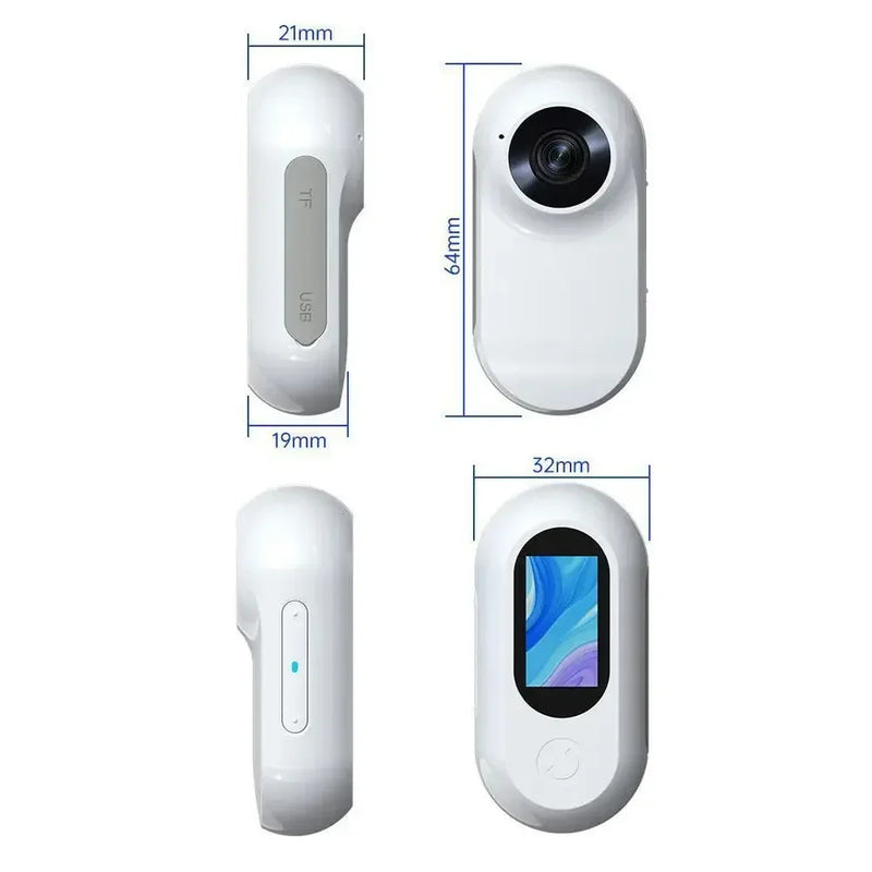 ACESSÓRIOS-Dog Tracker Collar HD 1080P Wireless Collar Camera with Video Records No WiFi Needed Cat Collars Camera Outdoor Wireless Collar