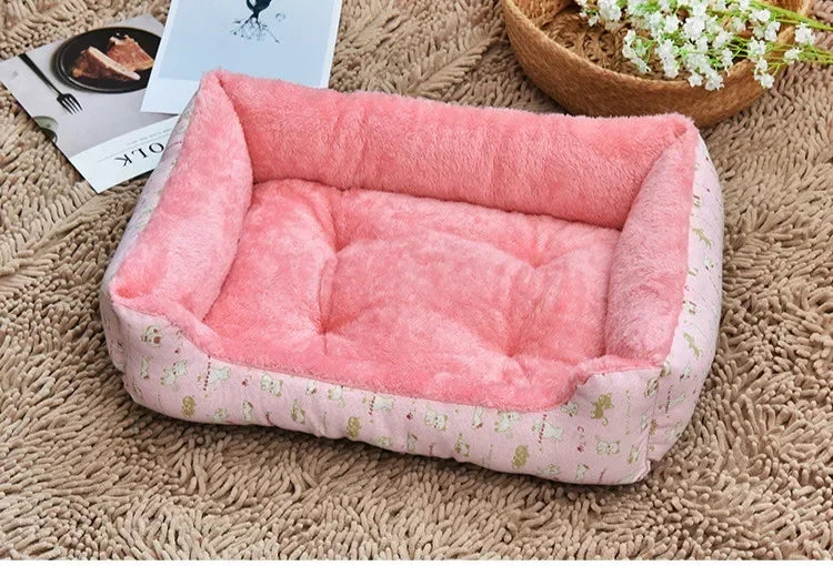 CAMINHAS-Cama para cachorro de estimação, almofada para filhotes, canil para filhotes de gatos, tamanho grande, ninho macio, cestas para cães pequenos e grandes, sofá macio, almofada para animais