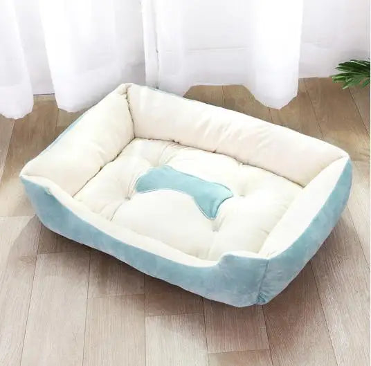 CAMINHAS-Cama para cachorro de estimação, almofada para filhotes, canil para filhotes de gatos, tamanho grande, ninho macio, cestas para cães pequenos e grandes, sofá macio, almofada para animais