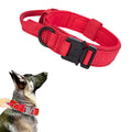ACESSÓRIOS-Conjunto de coleira tática militar para cães, coleira durável para animais de estimação, coleira retrátil, acessório de treinamento para cães de médio e grande porte, pastor alemão