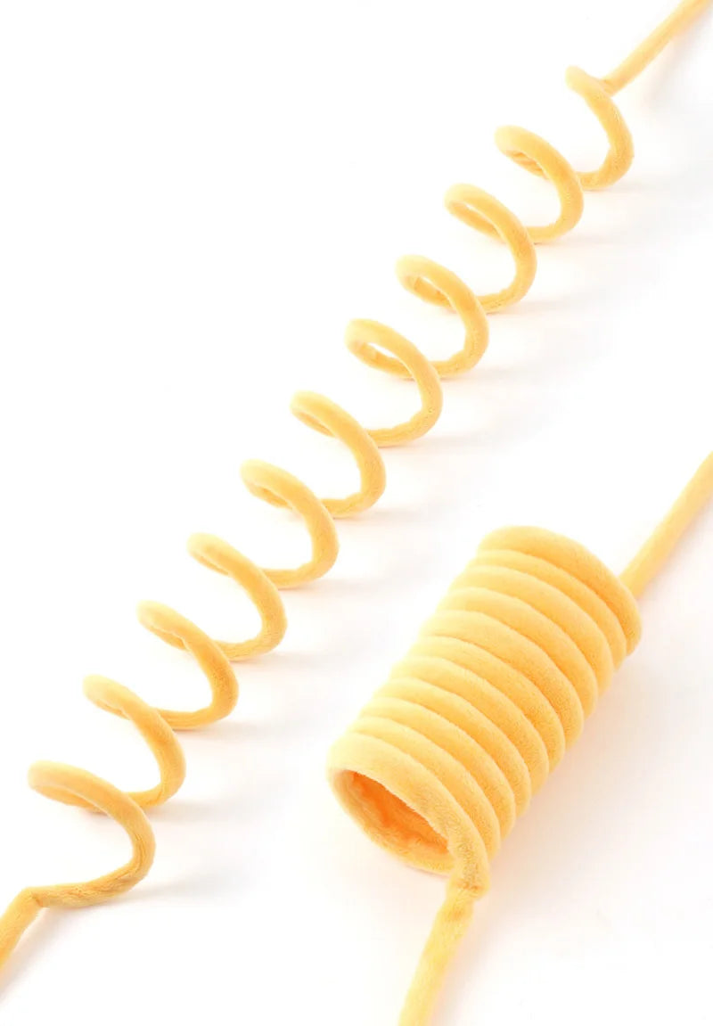 BRINQUEDOS-Brinquedo interativo para gatos, bastão de pelúcia engraçado para gatos, bola de mola, brinquedo para pendurar na porta, provocador para gatos, varinha com sino, acessórios para animais de estimação