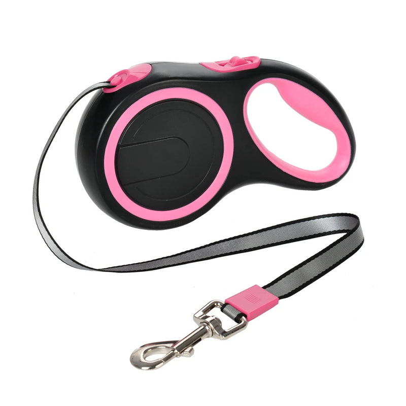 ACESSÓRIOS-Coleira retrátil para cães grandes de 8 m, extensível, para treinamento ao ar livre, cinto de tração para filhotes, cães pequenos, gato, pug, produto Labrodor