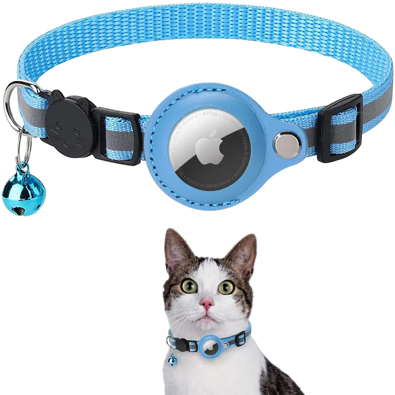 ACESSÓRIOS-Coleira rastreadora GPS para gatos, à prova d'água, anti-perda, rastreadora de animais de estimação, localizadora Bluetooth para animais de estimação, coleira inteligente leve para rastreamento seguro de animais de estimação