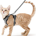 ACESSÓRIOS-Coleira e guia para gatos para caminhada, coletes ajustáveis e macios à prova de fuga para gatos, EasyControl