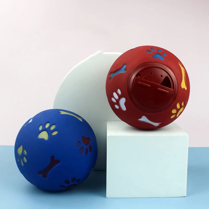 BRINQUEDOS-Brinquedo para cães e gatos, alimentador com vazamento de comida, bola de borracha para mastigar, alimentador interativo para gatos e cães, brinquedos de treinamento para gatos