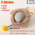 BRINQUEDOS-Novo brinquedo interativo para gatos, bola rolante automática, rabo falso, brinquedo elétrico inteligente recarregável para animais de estimação, treinamento para cães e gatos, imitação de ratoe