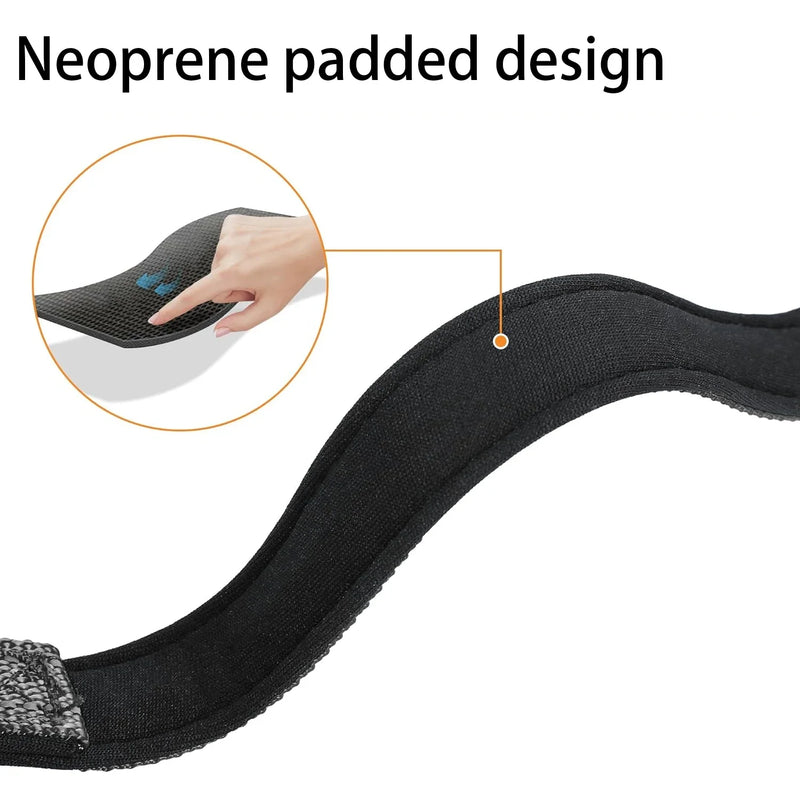 ACESSÓRIOS-Airtag Dog Collar with Waterproof AirTag Case, Reflective Soft Padded & Safety Air Tag Pet Collar Adjustable for Large Dogs