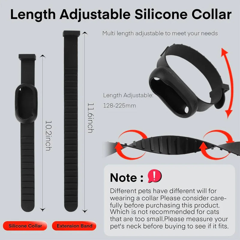 ACESSÓRIOS-Dog Tracker Collar HD 1080P Wireless Collar Camera with Video Records No WiFi Needed Cat Collars Camera Outdoor Wireless Collar