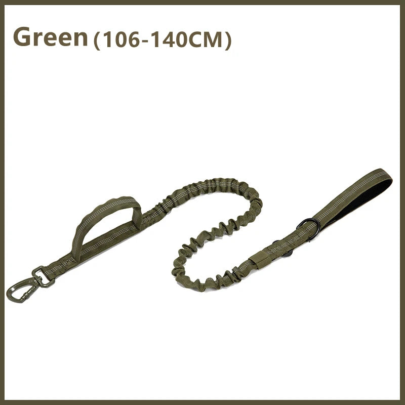ACESSÓRIOS-Conjunto de coleira tática militar para cães, coleira durável para animais de estimação, coleira retrátil, acessório de treinamento para cães de médio e grande porte, pastor alemão